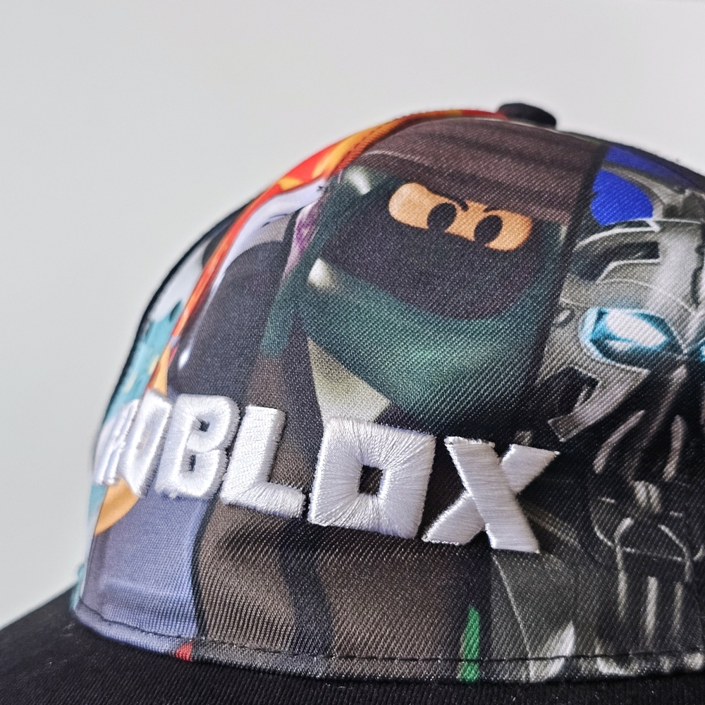Roblox Youth Baseball Cap Snapback Nwot Adjustable Character Graphic View 6